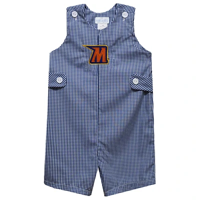 Toddler Vive La Fete Royal Morgan State Bears Gingham Jon Romper