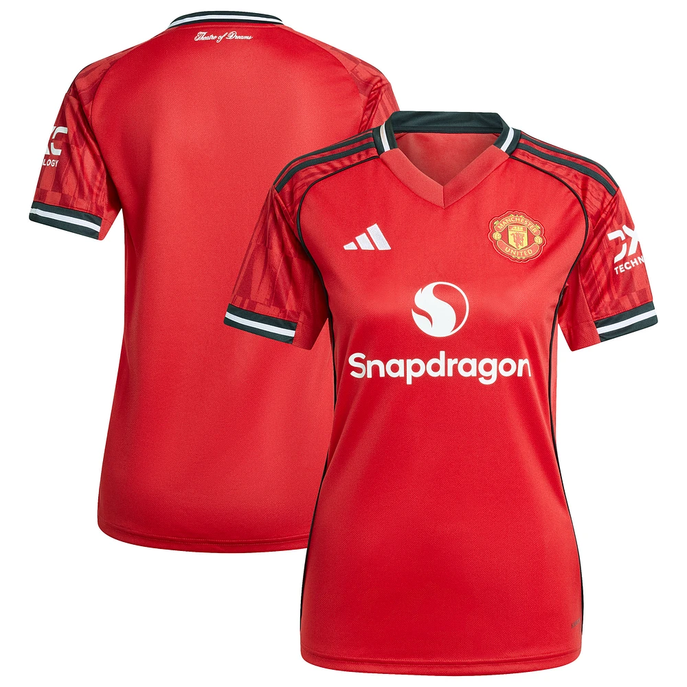 Women's adidas Red Manchester United Home 2025/26 Replica Jersey