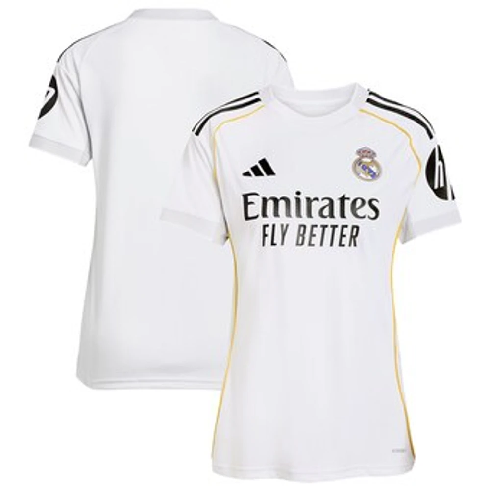 Women's adidas White Real Madrid 2025/26 Home Replica Jersey