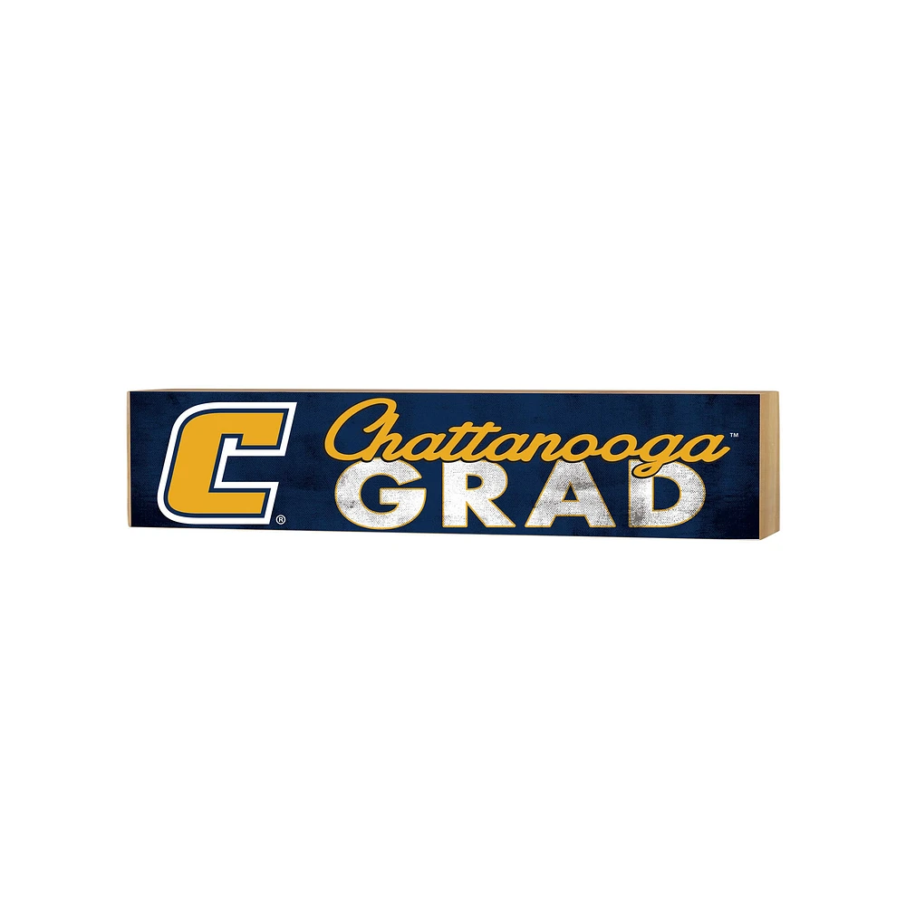 Tennessee Chattanooga Mocs 3" x 13" Grad Block Sign