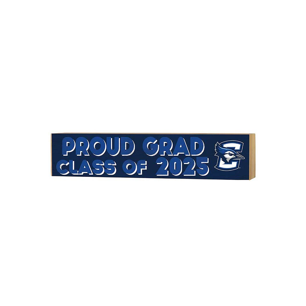 Creighton Bluejays 3" x 13" Proud Grad Class of 2025 Block Sign