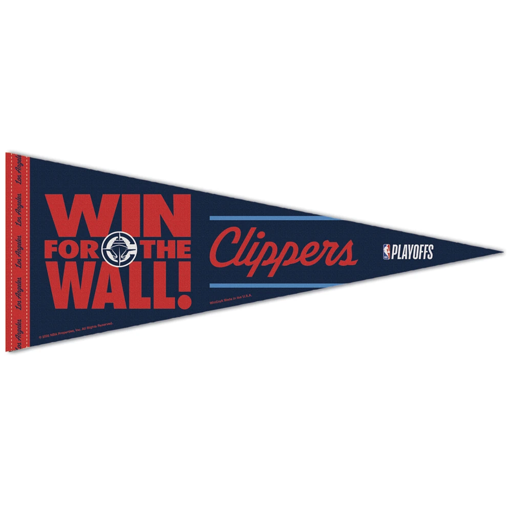 WinCraft LA Clippers 2025 NBA Playoffs 12'' x 30'' Premium Pennant