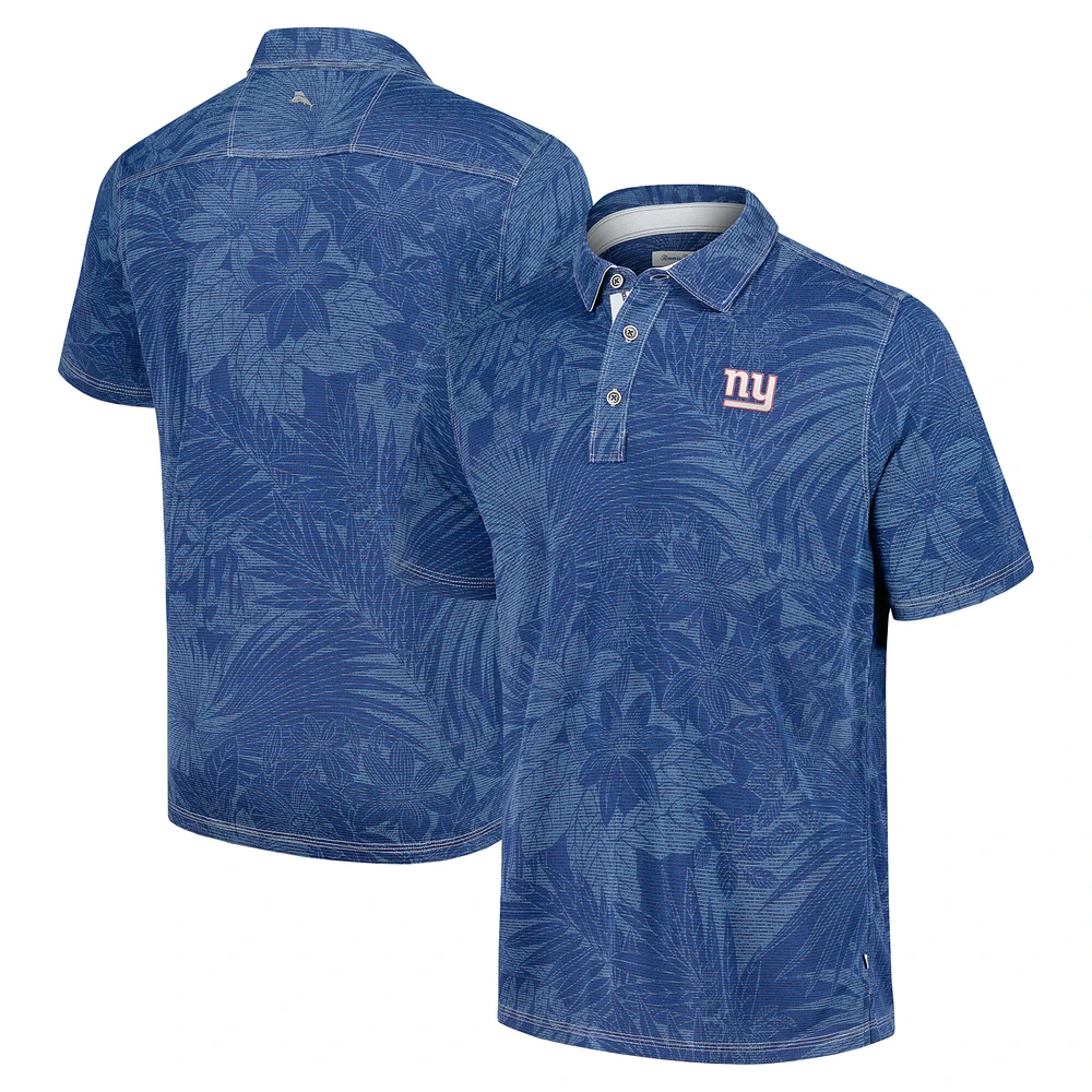 Men's Tommy Bahama Royal New York Giants Sport Santiago Paradise Polo
