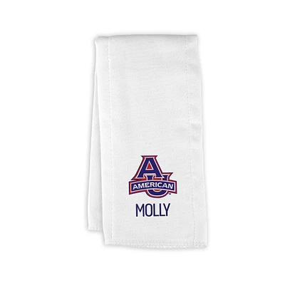 Infant Chad & Jake American University Eagles Personalized Burp Cloth