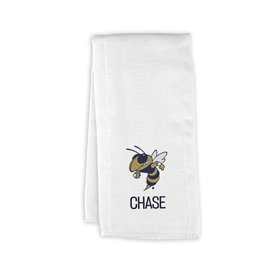 Infant Chad & Jake Georgia Tech Yellow Jackets Personalized Burp Cloth