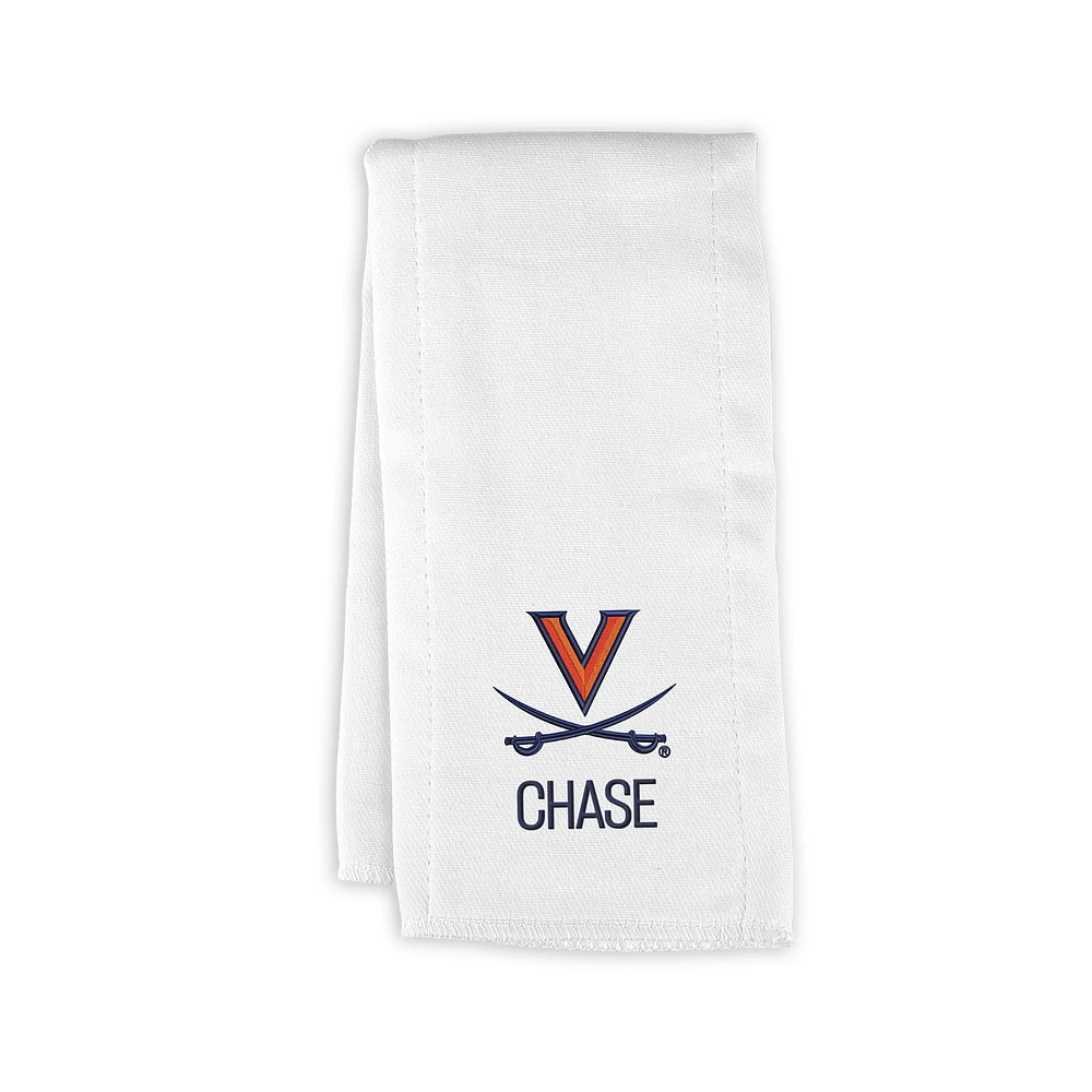 Infant Chad & Jake Virginia Cavaliers Personalized Burp Cloth