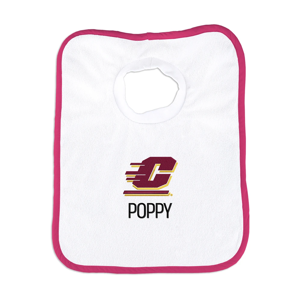 Infant Chad & Jake Central Michigan Chippewas Personalized Pullover Bib