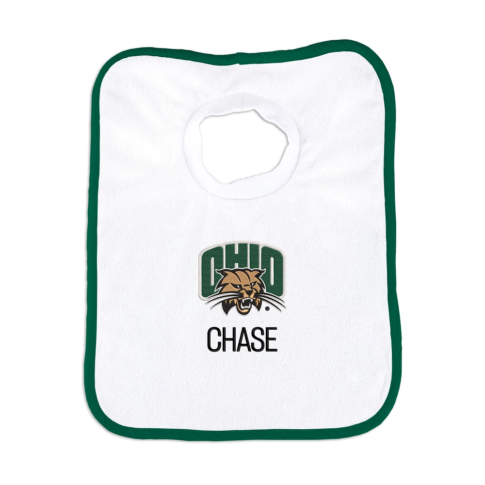 Infant Chad & Jake Ohio Bobcats Personalized Pullover Bib