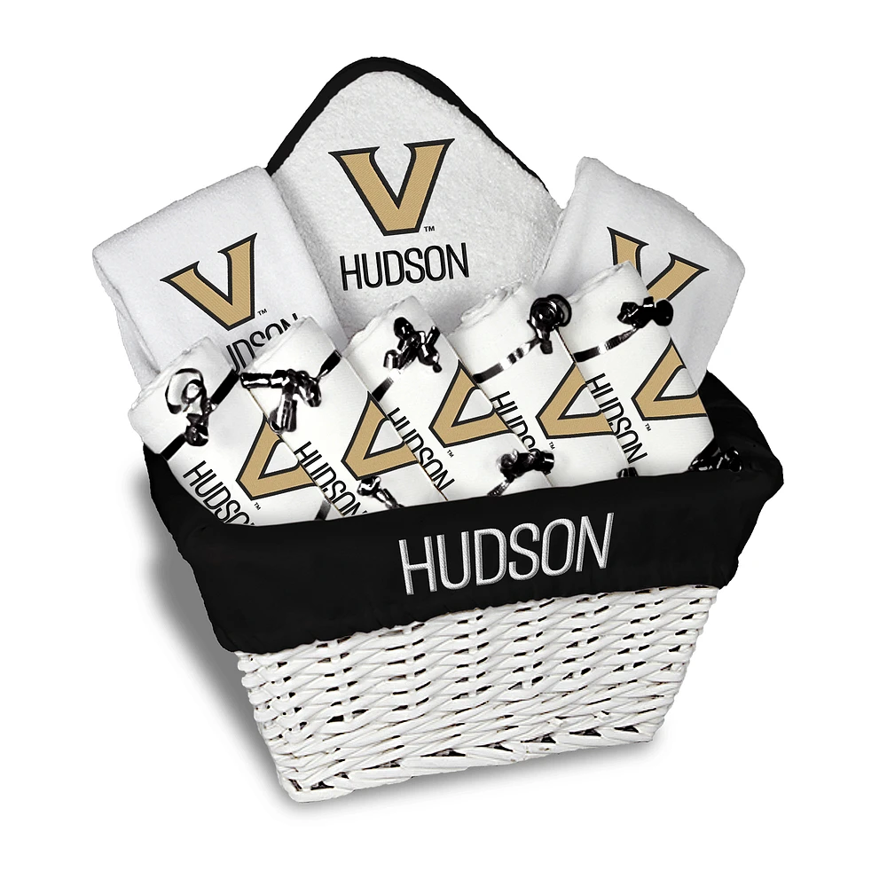 Infant Chad & Jake Vanderbilt Commodores Nine-Piece Personalized Large Gift Basket