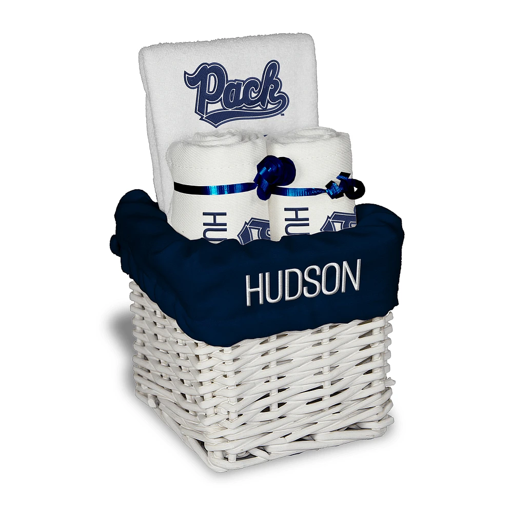 Infant Chad & Jake Nevada Wolf Pack Four-Piece Personalized Small Gift Basket