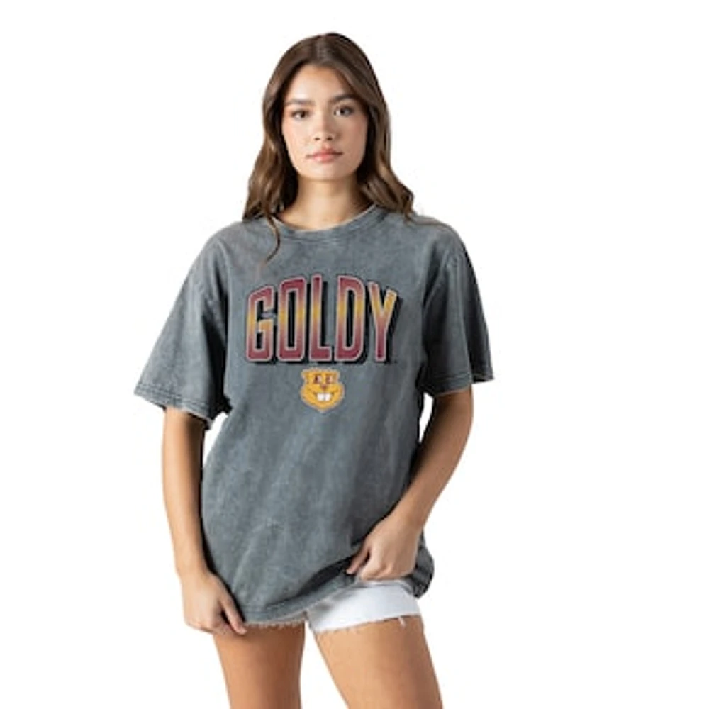 Women's Gameday Couture Gray Minnesota Golden Gophers Snow Washed Relaxed Fit Classic T-Shirt