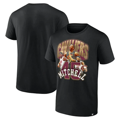 Men's Fanatics Donovan Mitchell Black Cleveland Cavaliers Notorious 4.0 T-Shirt