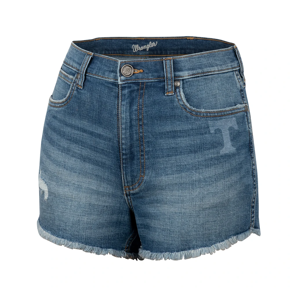 Women's Colosseum x Wrangler Denim Tennessee Volunteers Retro High Rise Cut Off Shorts