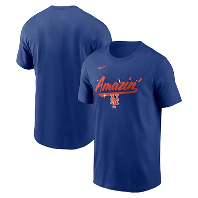 Men's Nike Royal New York Mets Local Hometown T-Shirt