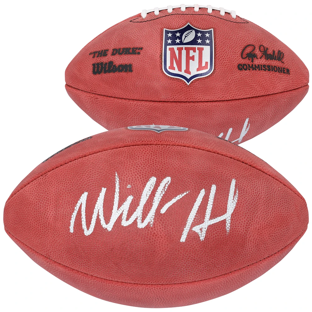 Will Howard Pittsburgh Steelers Autographed Wilson Duke Full Color Football