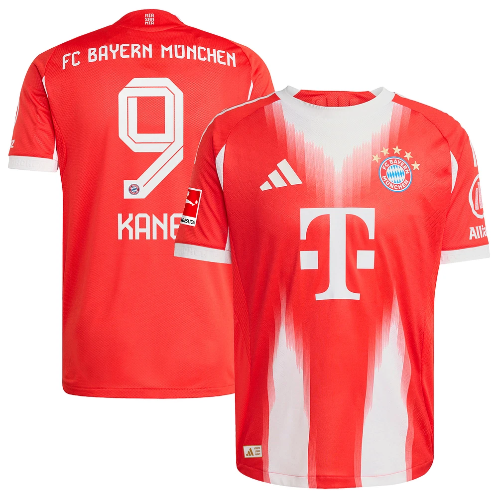 Men's adidas Harry Kane Red Bayern Munich 2025/26 Home Authentic Jersey