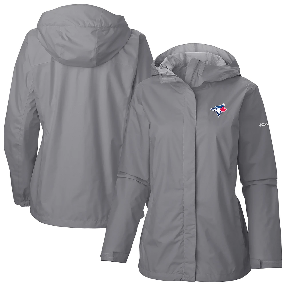 Women's Columbia Gray Toronto Blue Jays Arcadia II Full Zip-Jacket