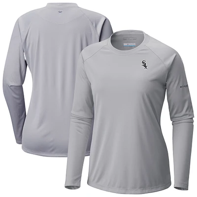 Women's Columbia Gray Chicago White Sox Tidal Tee II Long Sleeve T-Shirt