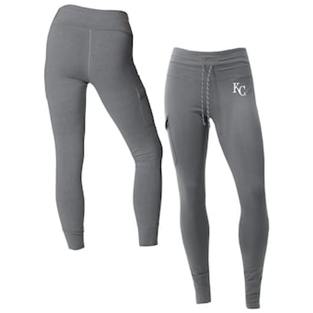 Women's Columbia Charcoal Kansas City Royals Omni-Wick Trek Leggings