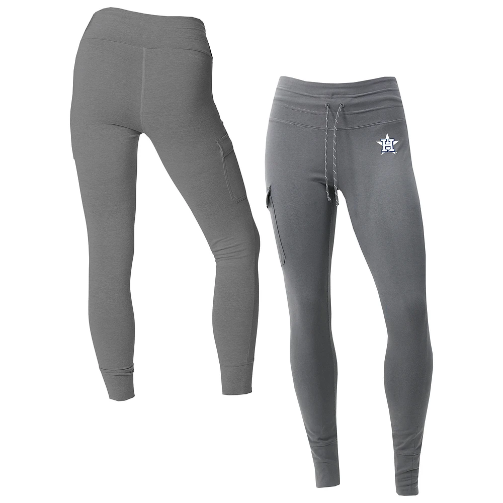 Women's Columbia Charcoal Houston Astros Omni-Wick Trek Leggings