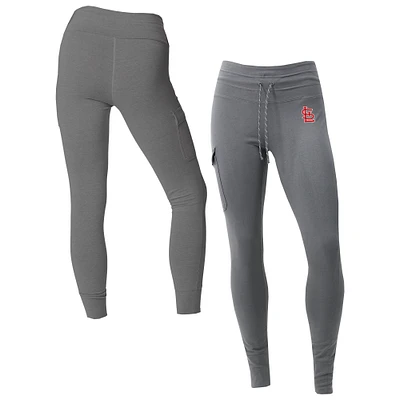Women's Columbia Charcoal St. Louis Cardinals Omni-Wick Trek Leggings