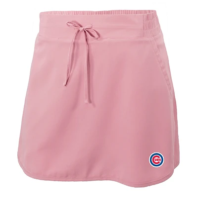 Women's Columbia Pink Chicago Cubs Omni-Wick Lakewood Pines Skort