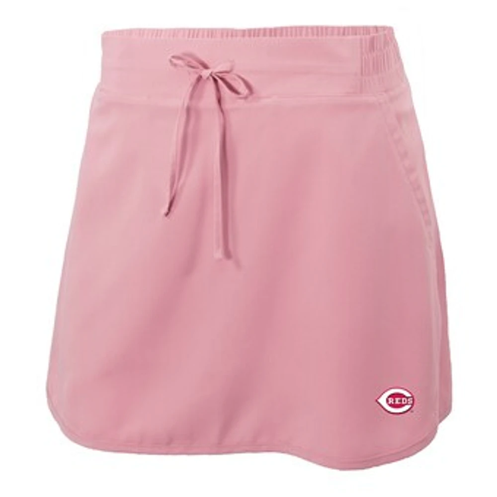 Women's Columbia Pink Cincinnati Reds Omni-Wick Lakewood Pines Skort