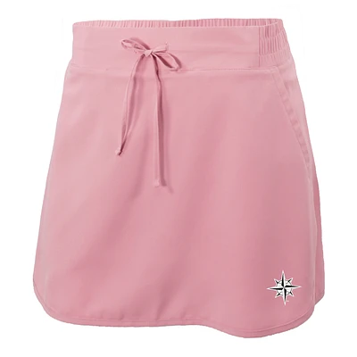 Women's Columbia Pink Seattle Mariners Omni-Wick Lakewood Pines Skort