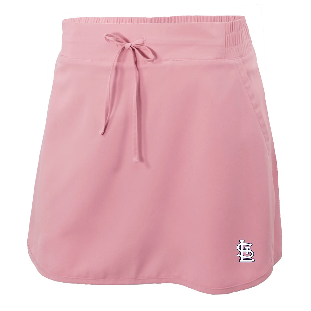 Women's Columbia Pink St. Louis Cardinals Omni-Wick Lakewood Pines Skort