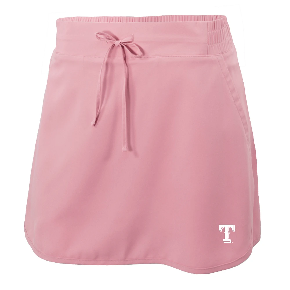 Women's Columbia Pink Texas Rangers Omni-Wick Lakewood Pines Skort