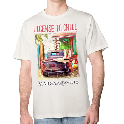 Men's Margaritaville Cream Arizona Diamondbacks License to Chill T-Shirt