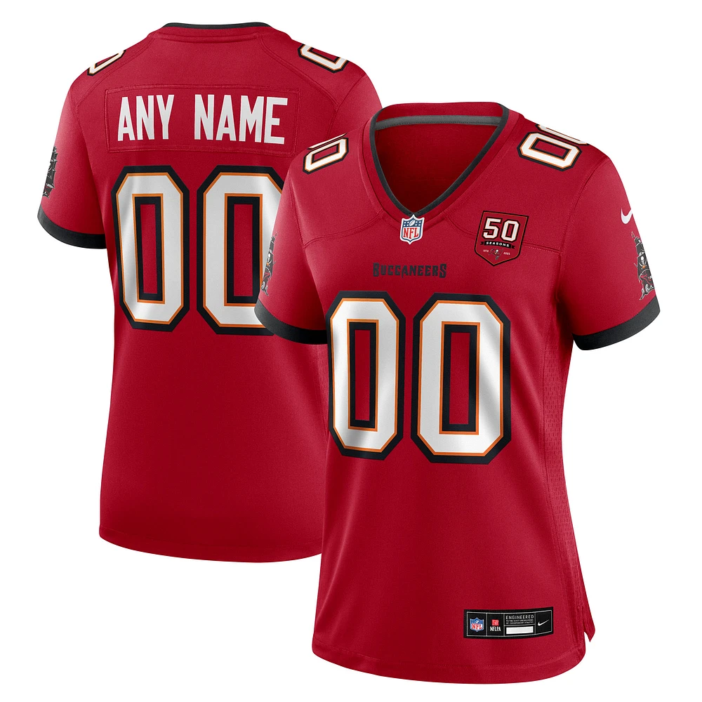 Women's Nike Tampa Bay Buccaneers 50th Season Custom Game Jersey