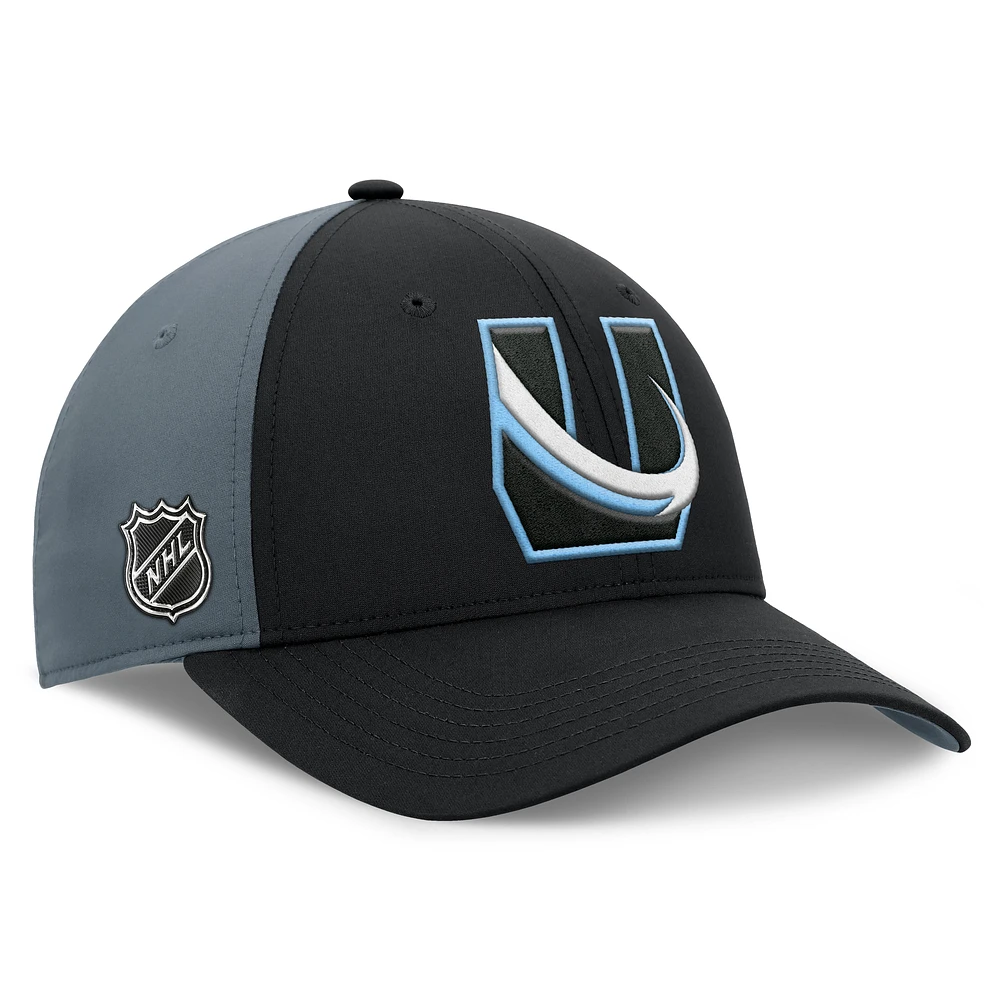 Men's Fanatics /Charcoal Utah Mammoth Alternate Logo Adjustable Hat