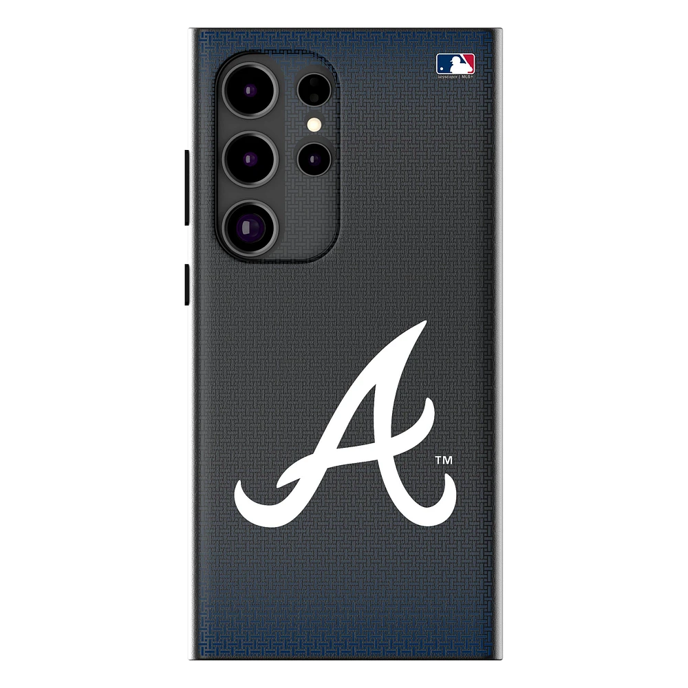 Keyscaper Atlanta Braves Linen Galaxy Magnetic Bump Case