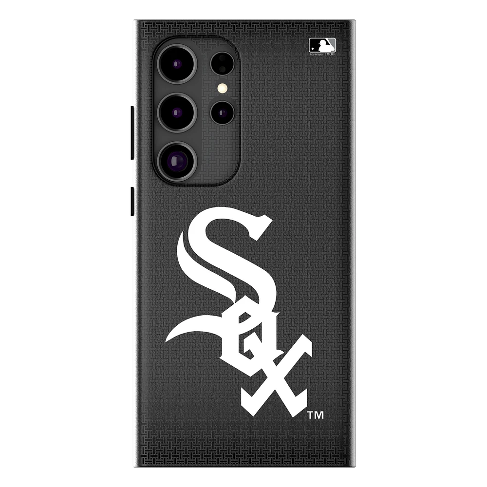 Keyscaper Chicago White Sox Linen Galaxy Magnetic Bump Case