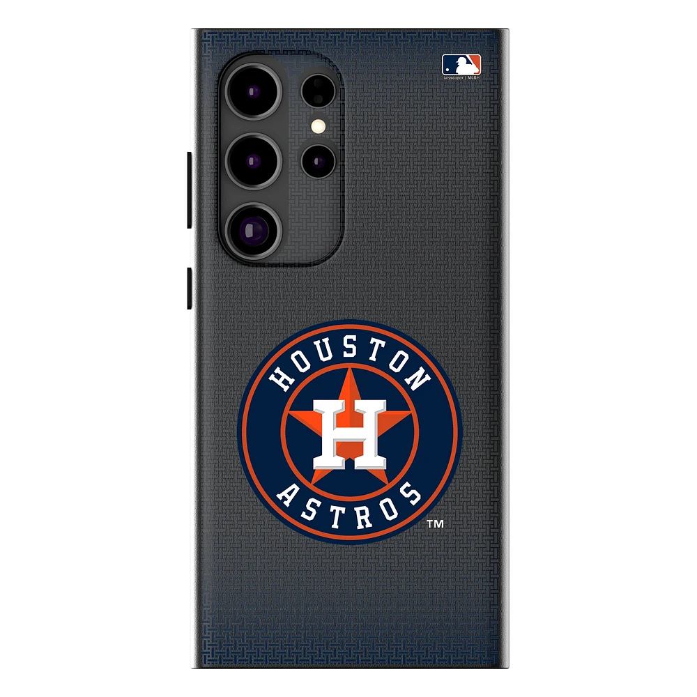 Keyscaper Houston Astros Linen Galaxy Magnetic Bump Case