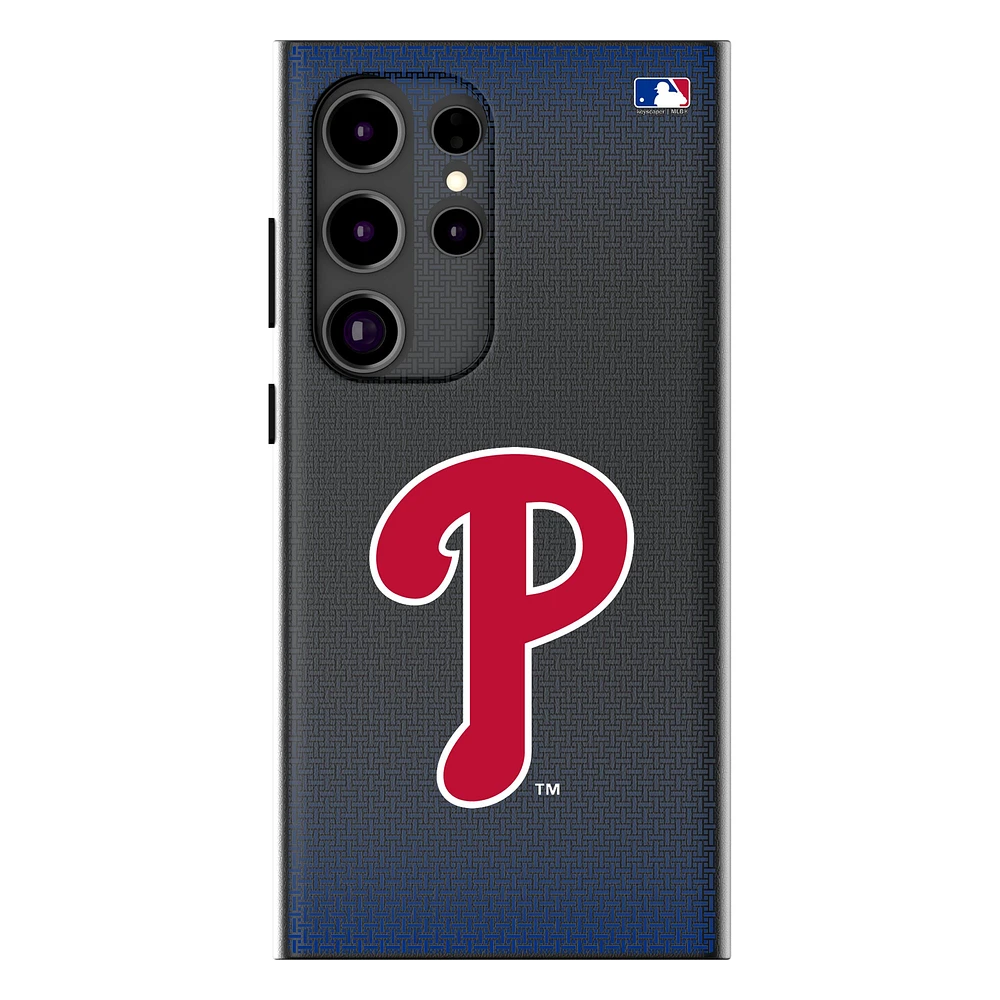 Keyscaper Philadelphia Phillies Linen Galaxy Magnetic Bump Case