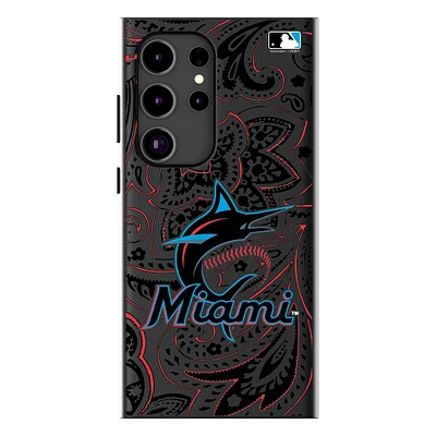 Keyscaper Miami Marlins Paisley Galaxy Magnetic Bump Case