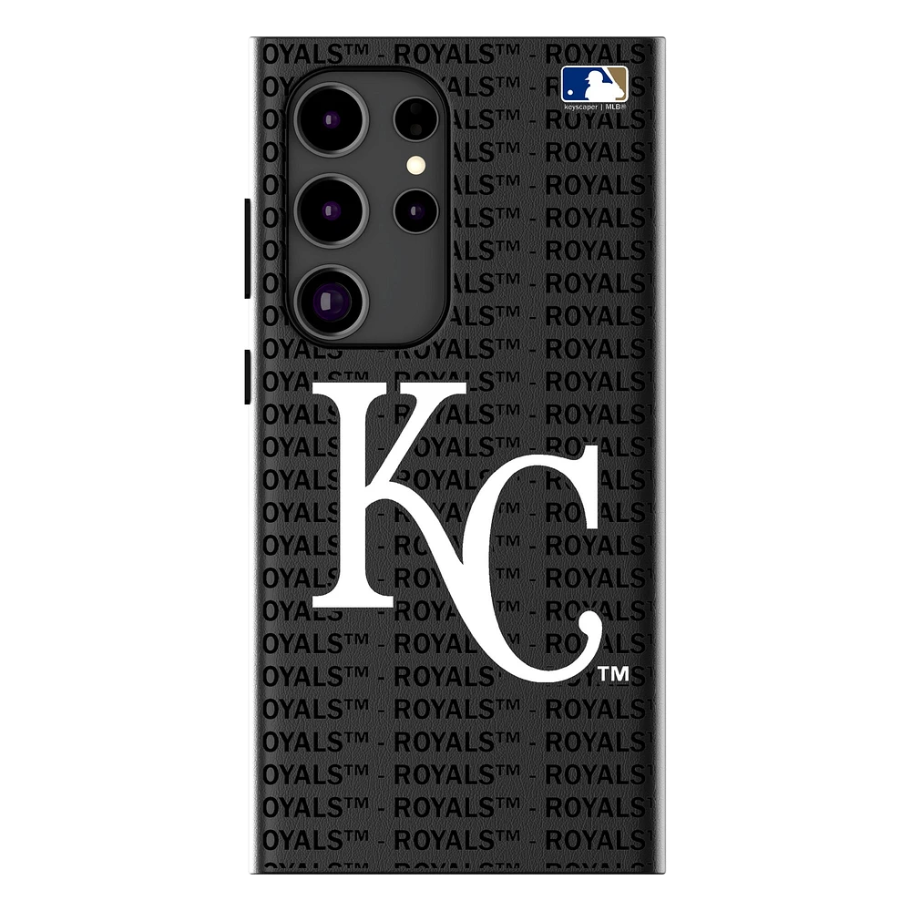 Keyscaper Kansas City Royals Text Backdrop Galaxy Magnetic Bump Case