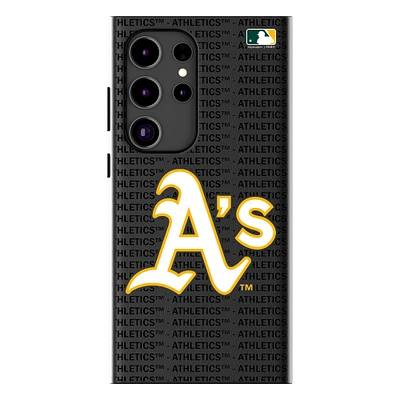 Keyscaper Athletics Text Backdrop Galaxy Magnetic Bump Case