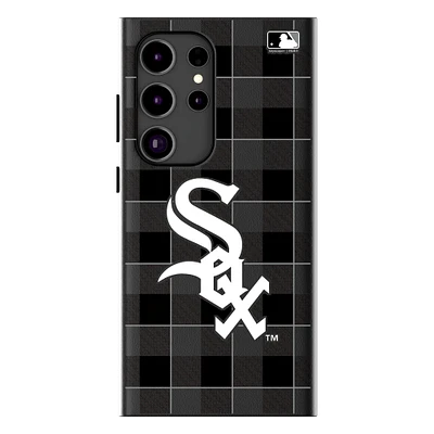 Keyscaper Chicago White Sox Plaid Galaxy Magnetic Bump Case