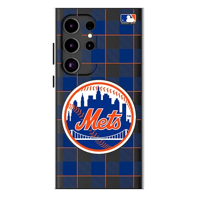 Keyscaper New York Mets Plaid Galaxy Magnetic Bump Case