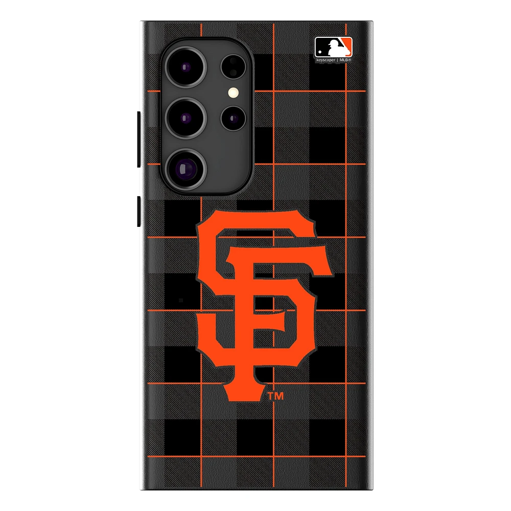 Keyscaper San Francisco Giants Plaid Galaxy Magnetic Bump Case