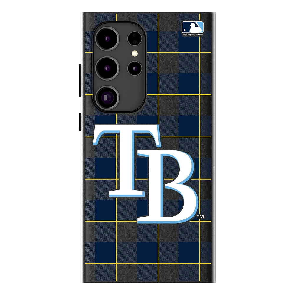 Keyscaper Tampa Bay Rays Plaid Galaxy Magnetic Bump Case