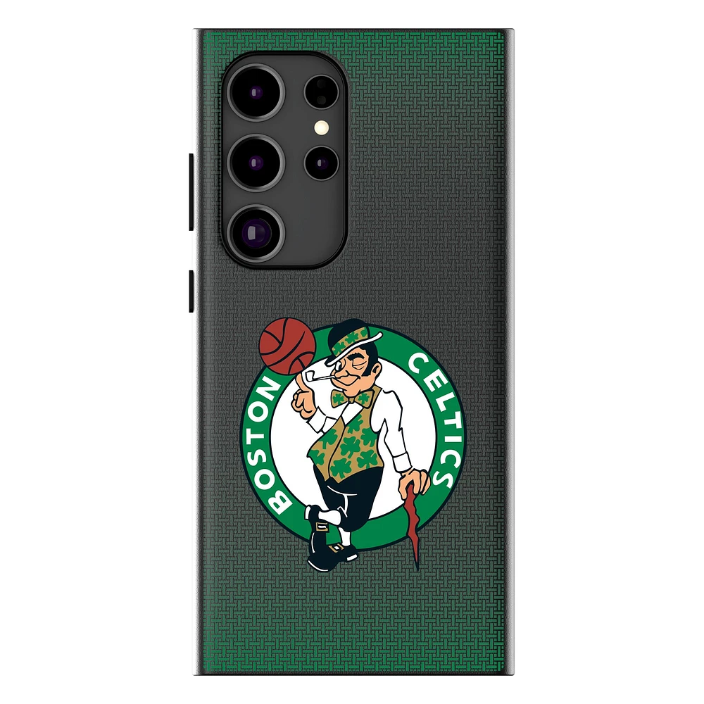 Keyscaper Boston Celtics Linen Galaxy Magnetic Bump Case