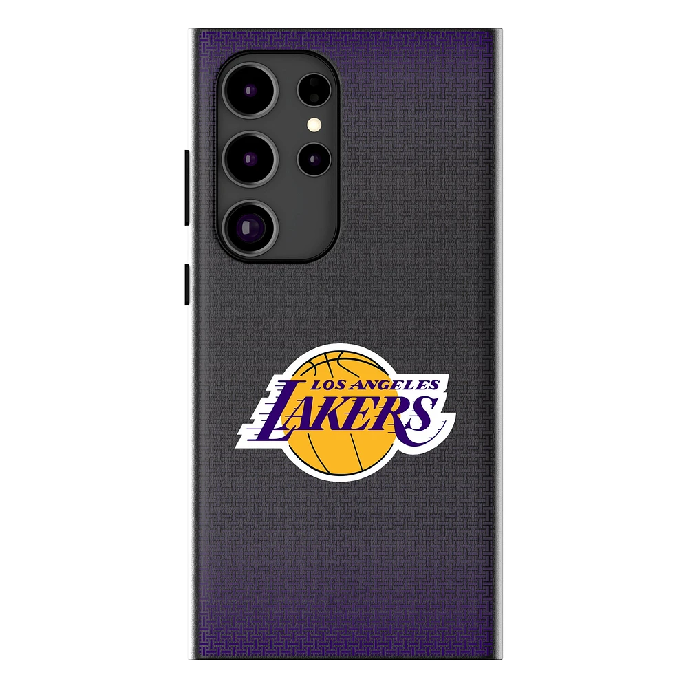 Keyscaper Los Angeles Lakers Linen Galaxy Magnetic Bump Case
