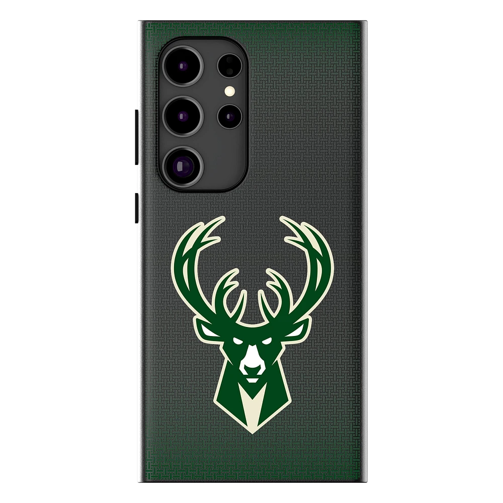 Keyscaper Milwaukee Bucks Linen Galaxy Magnetic Bump Case