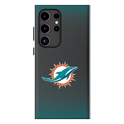 Keyscaper Miami Dolphins Linen Galaxy Magnetic Bump Case