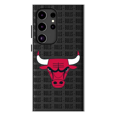 Keyscaper Chicago Bulls Text Backdrop Galaxy Magnetic Bump Case