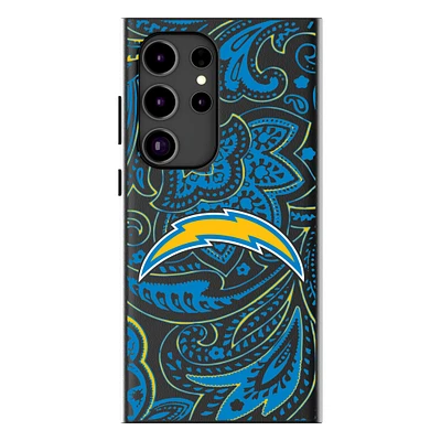 Keyscaper Los Angeles Chargers Paisley Galaxy Magnetic Bump Case